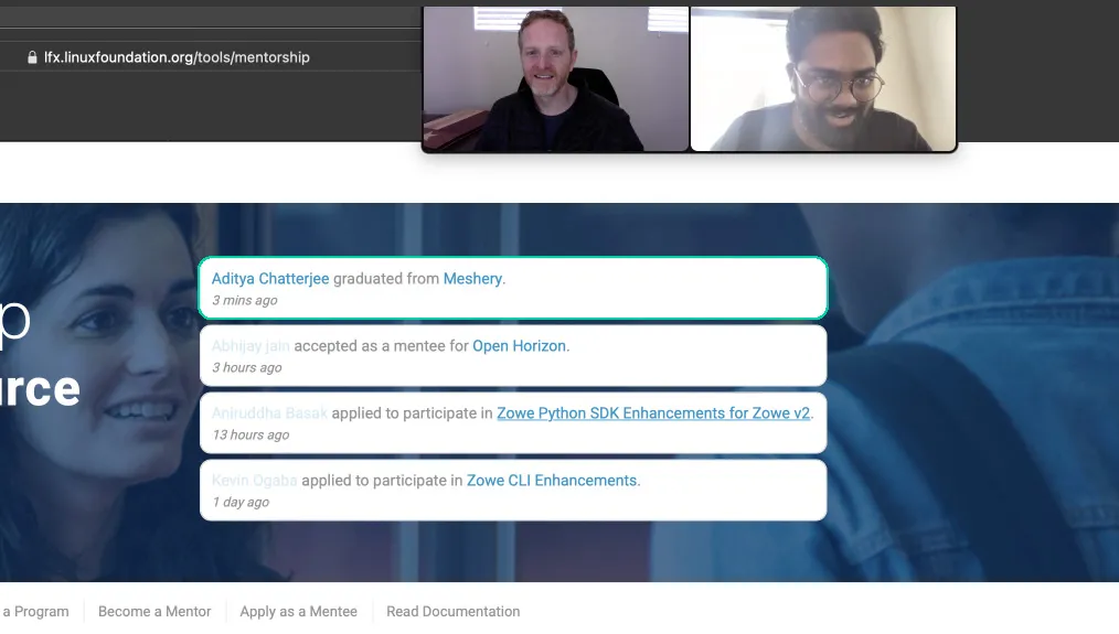 Aditya graduates LFX